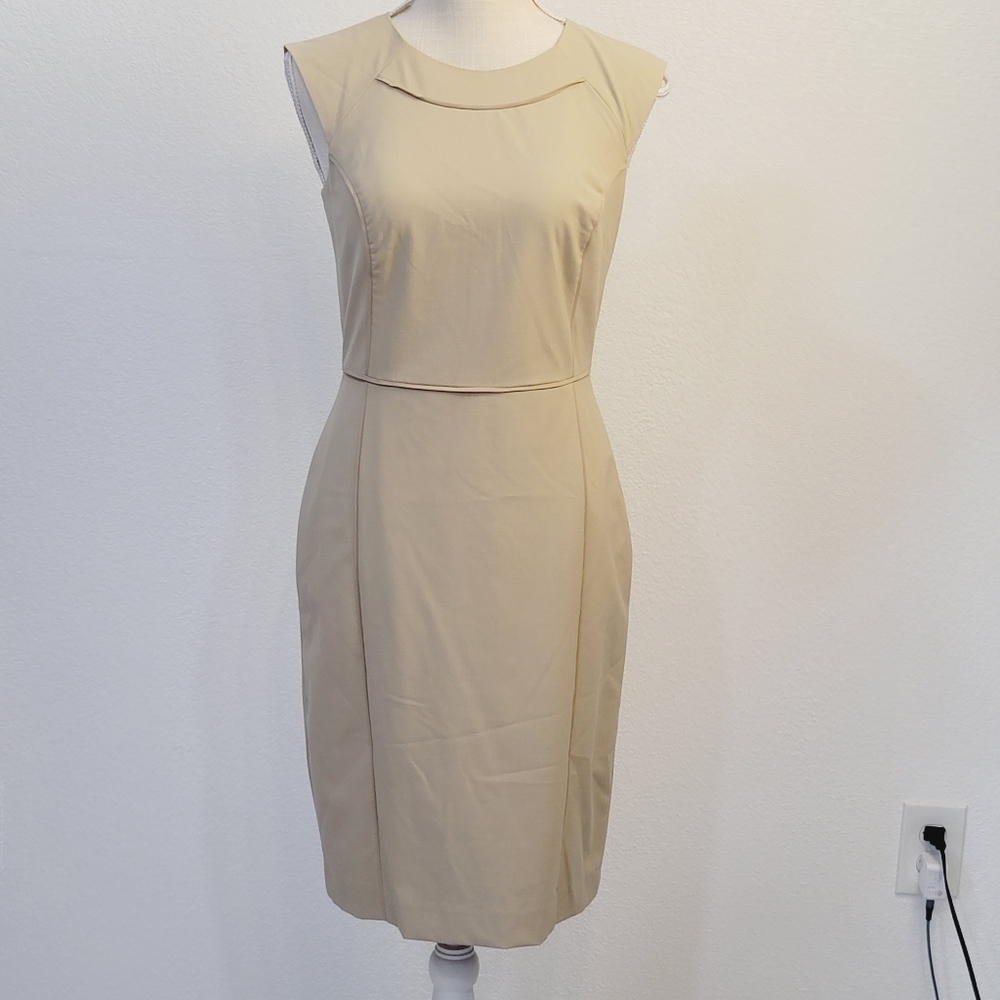 THE Limited Tan Khaki Sheath Dress Size: 0